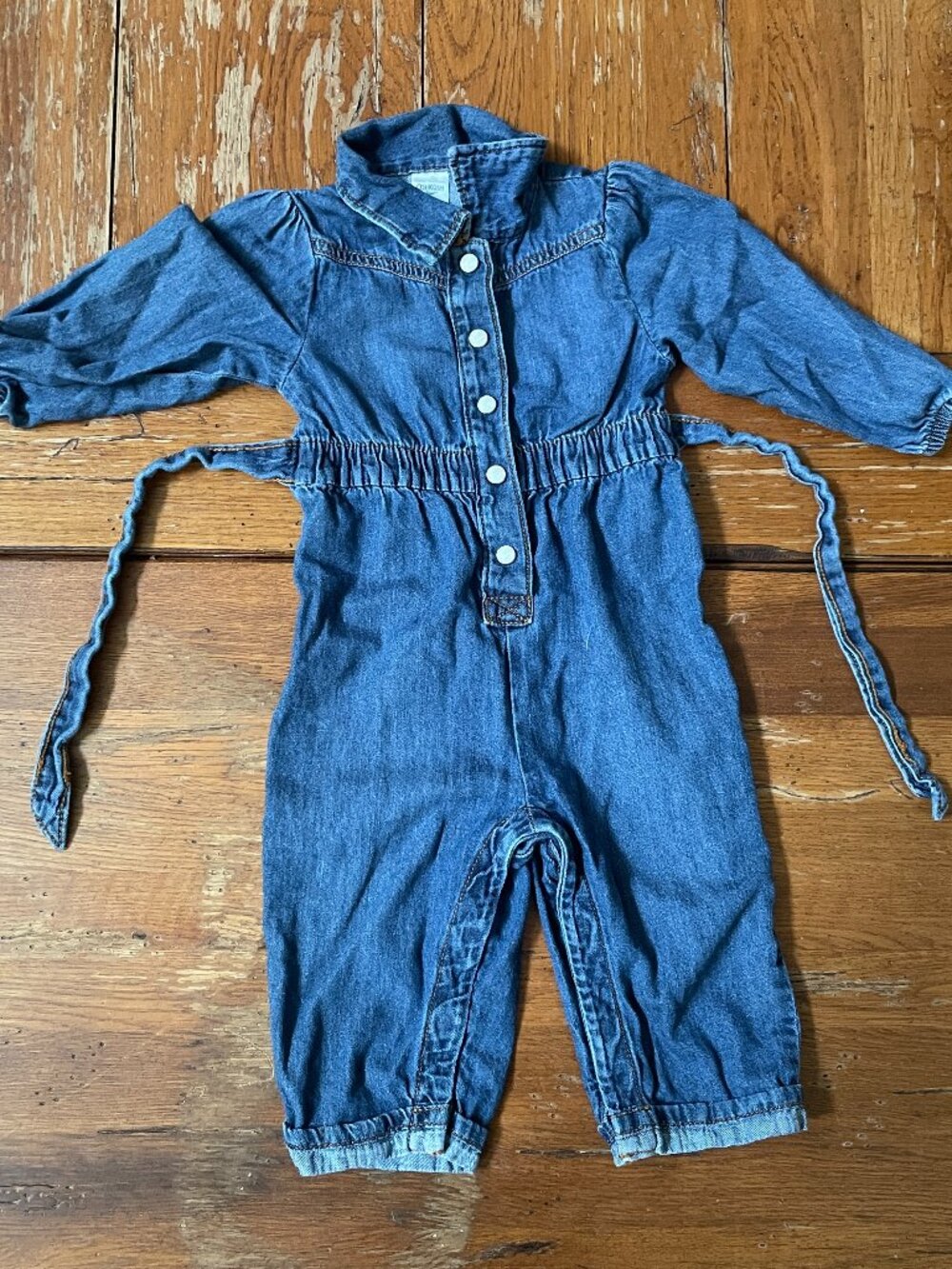 Denim Jumpsuit  - Oshkosh - 12 Months